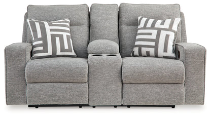 Biscoe Pewter 3-Pieces Power Reclining Living Room Set