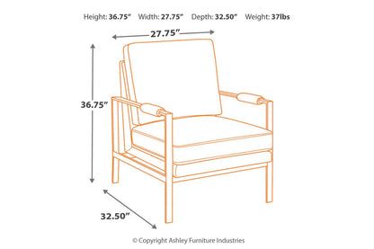 Peacemaker Brown Accent Chair