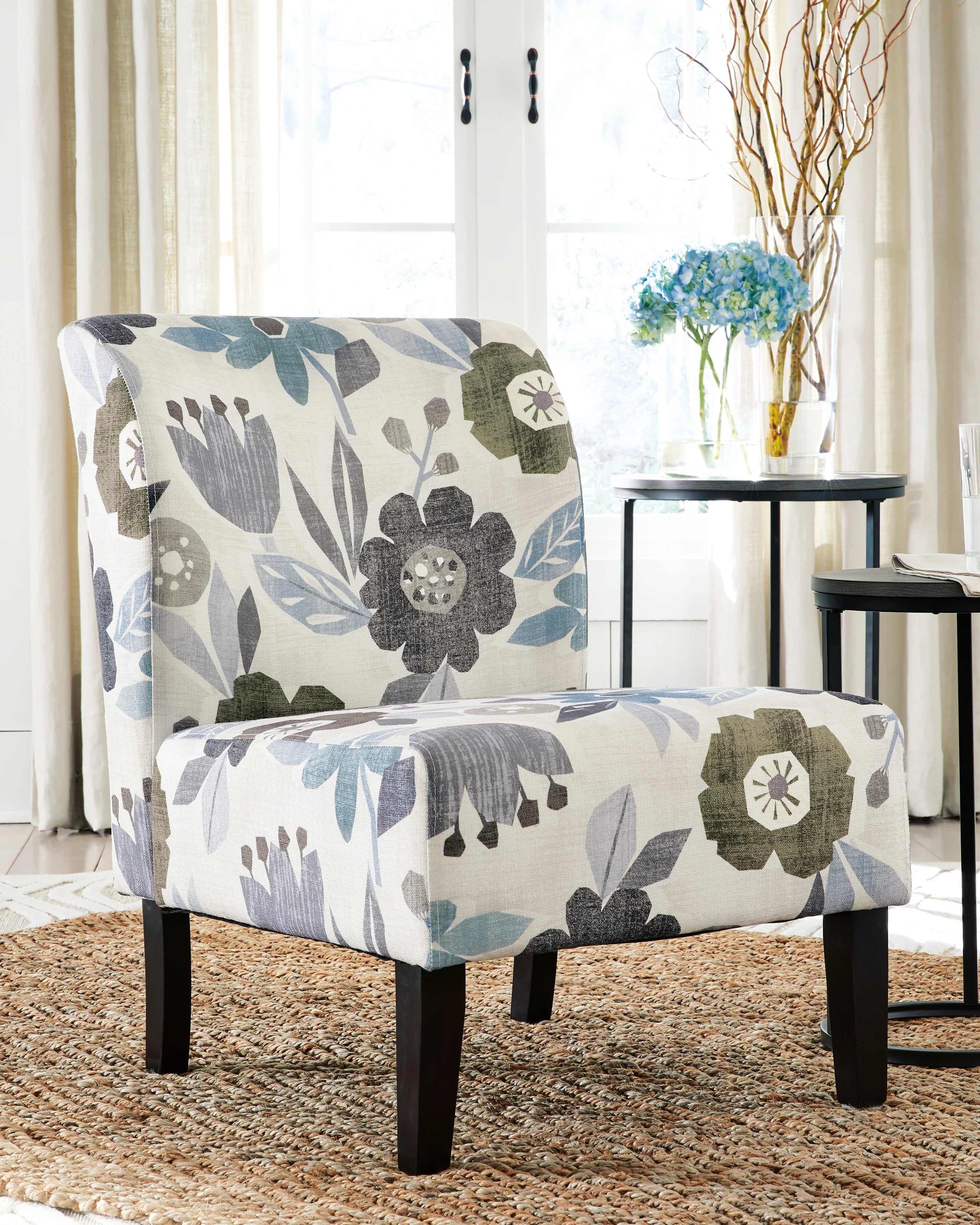 Triptis Floral Accent Chair