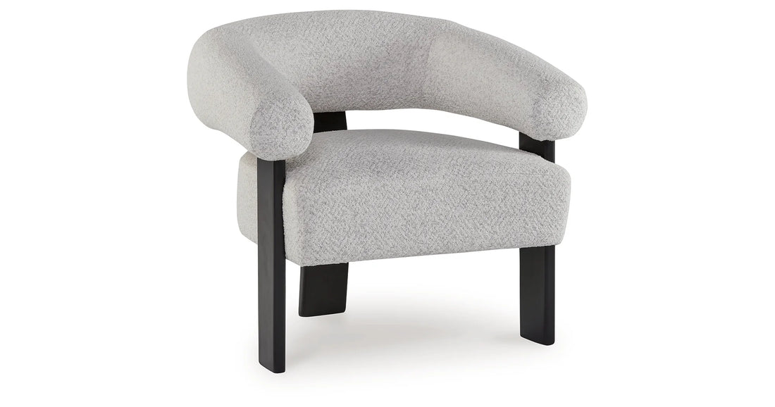 Dultish Snow Barrel Accent Chair