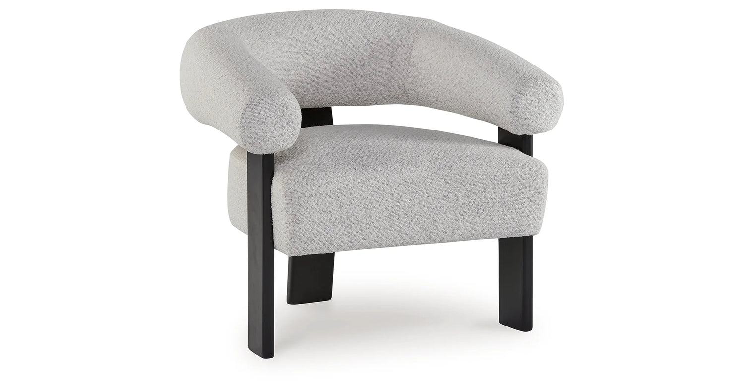 Dultish Snow Barrel Accent Chair