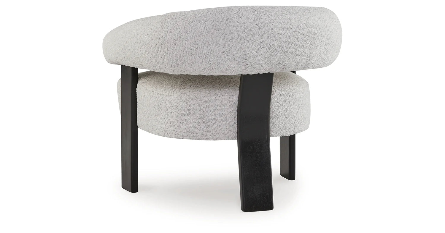 Dultish Snow Barrel Accent Chair