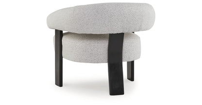 Dultish Snow Barrel Accent Chair