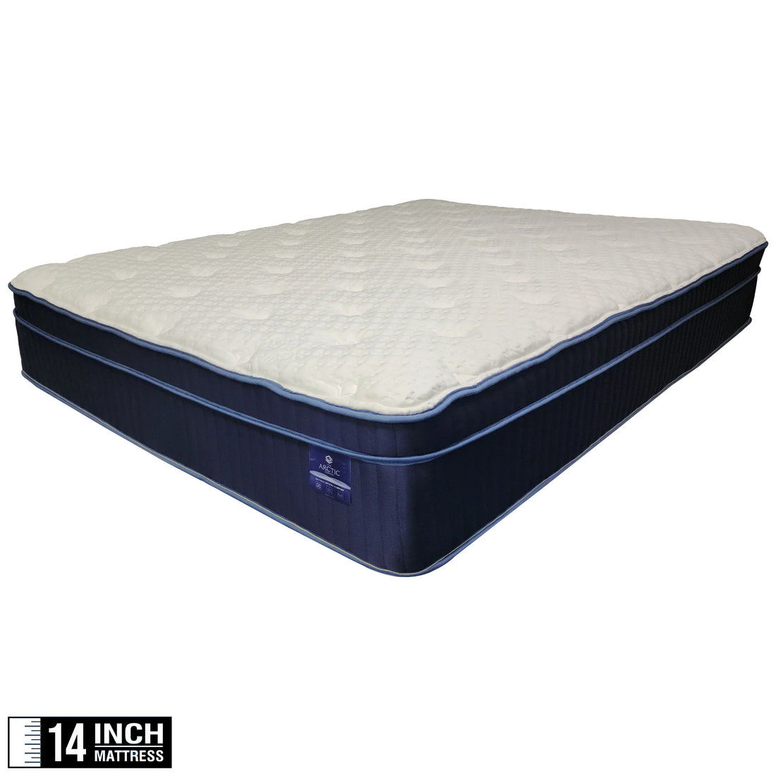 Arctic Luxury EuroTop Mattress A3 – 14&quot; Cooling, Gel Foam w/ 10-year warranty