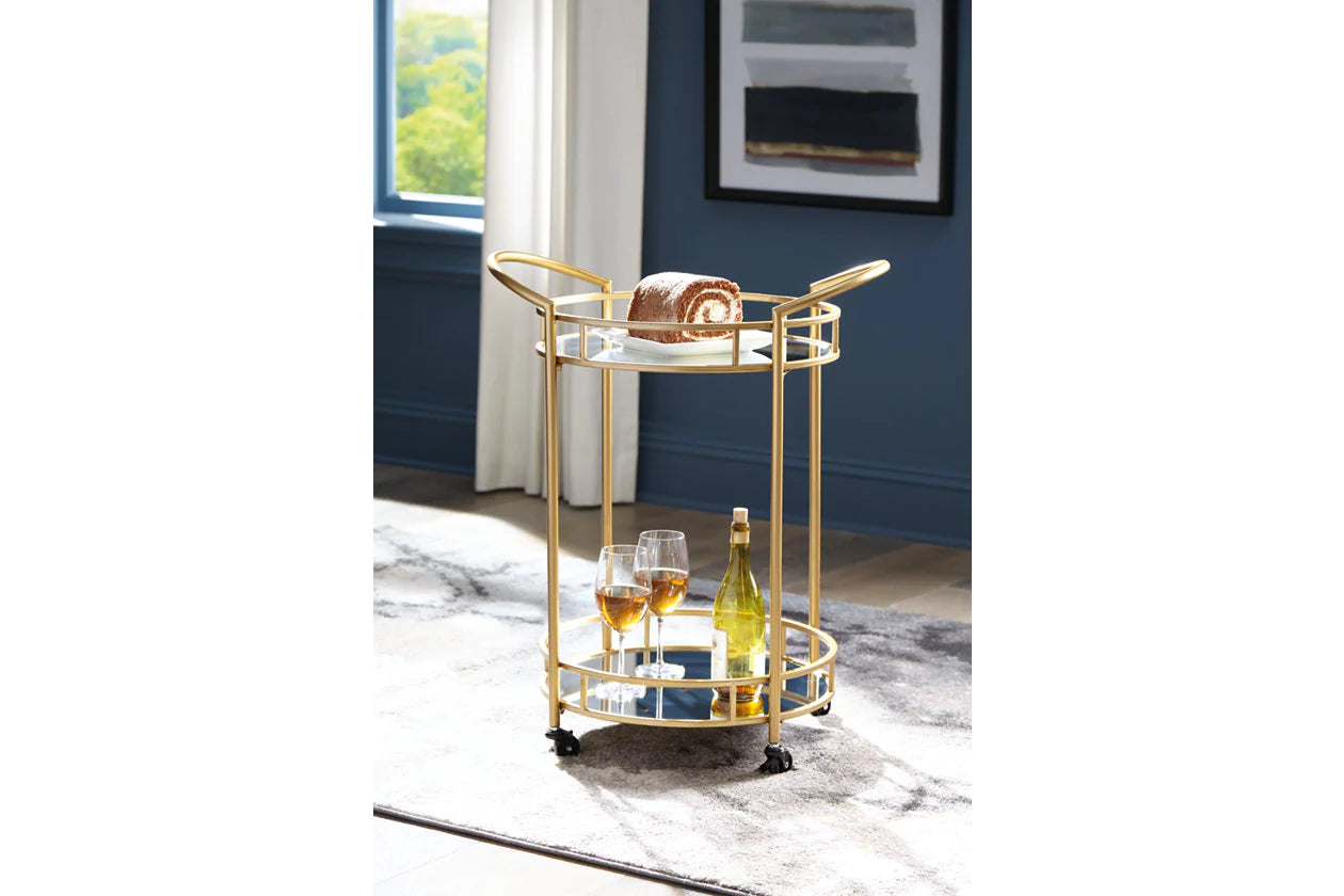 Wynora Gold Bar Cart
