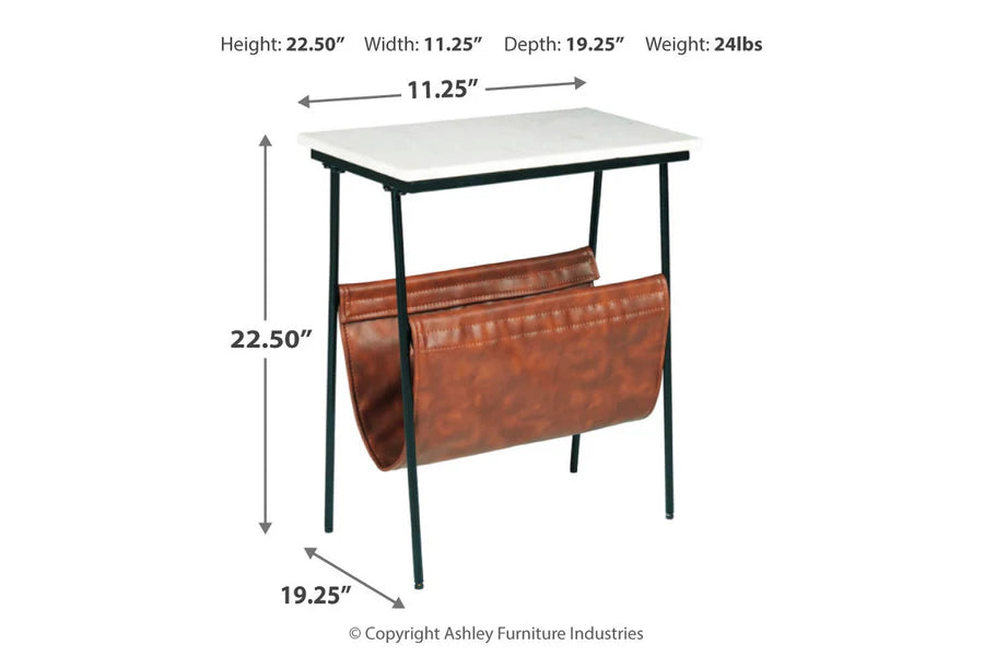Etanbury Brown Accent Table