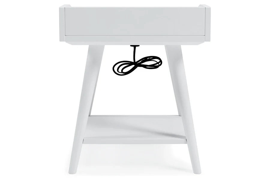 Blariden White Accent Table