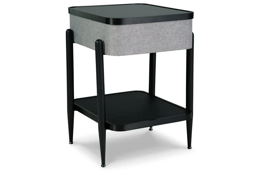 Jorvalee Gray Accent Table