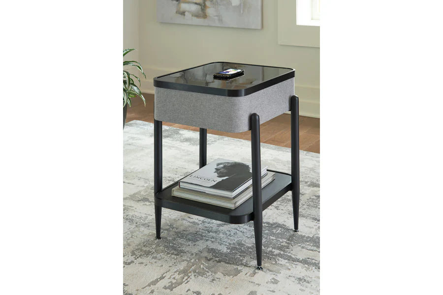 Jorvalee Gray Accent Table