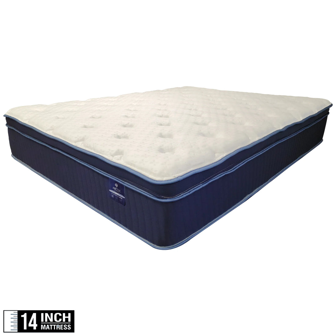 Arctic Luxury Box Top Mattress A4 - 14&quot; Cooling, Gel Foam-10 Year Warranty