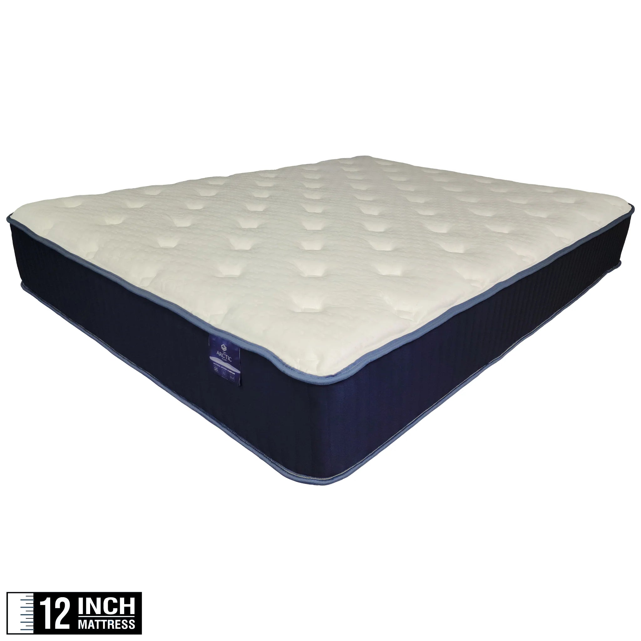 Arctic Luxury Plush Mattress A1 – 12&quot; Cooling, Pocketed Coils w/ 10 year warranty