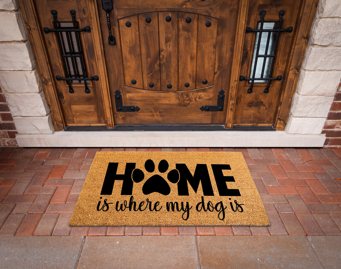 Dog Owner Family Doormat