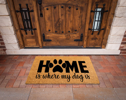 Dog Owner Family Doormat