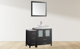 42 in. Single Sink Bathroom Vanity Combo Set in Espresso - Decohub Home