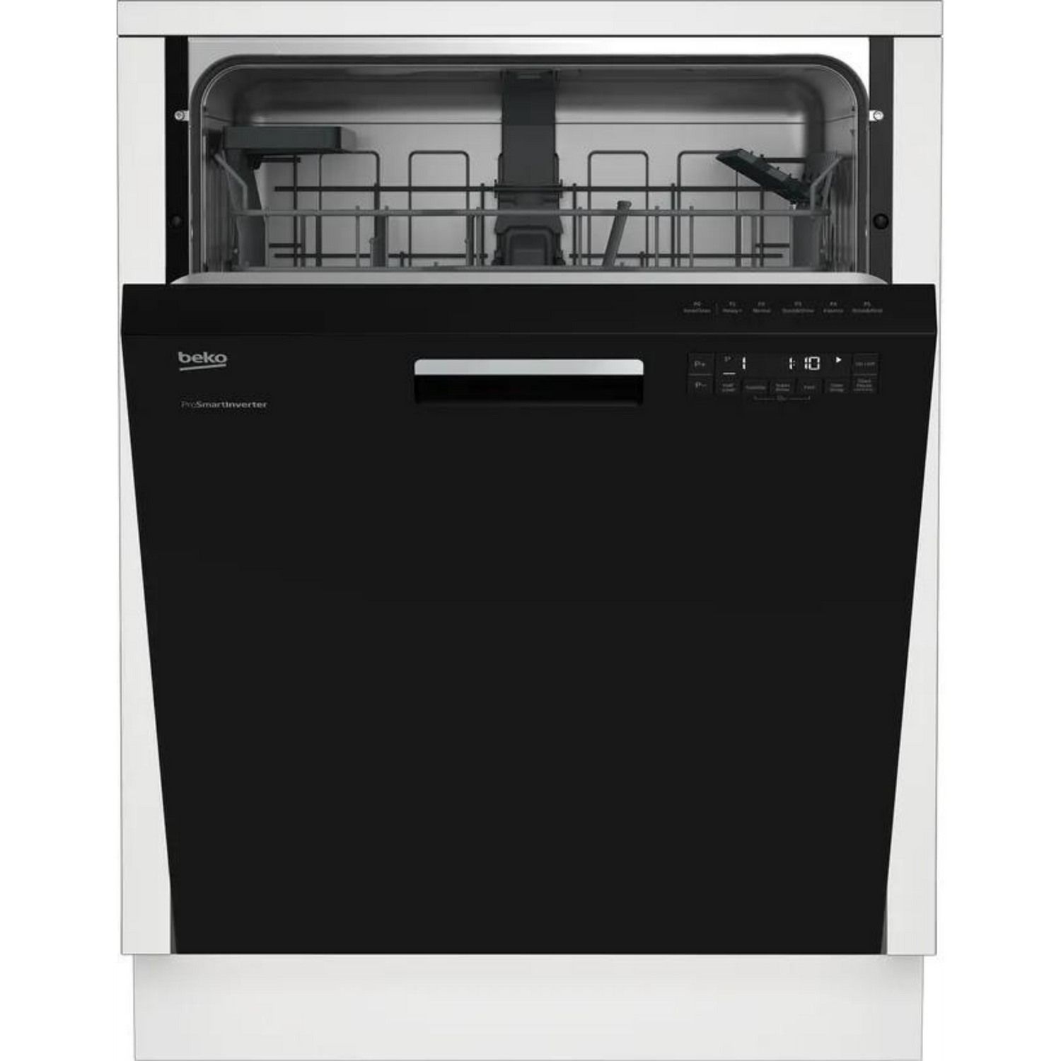 Beko 24&quot; Black Built In Dishwasher - Decohub Home