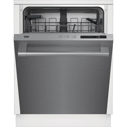 Beko 24&quot; Fingerprint Free Stainless Steel Built In Dishwasher