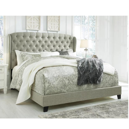 Jerary Gray Upholstered Bed