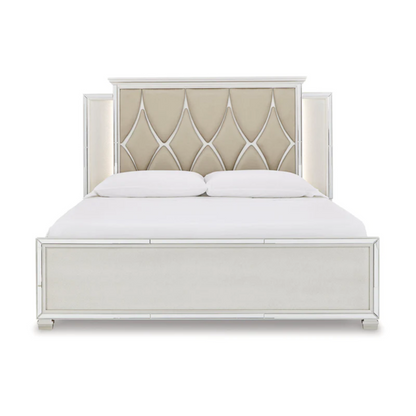 Lindenfield Silver King Panel Bed