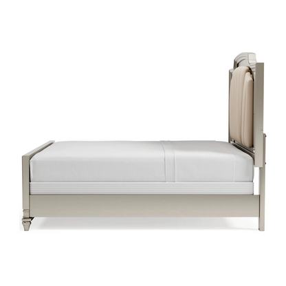 Chevanna Platinum King Upholstered Panel Bed