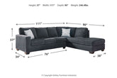 Altari Slate 2-Piece LAF Chaise Sectional