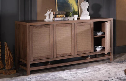 Arden Alegro Walnut 4-Door Console