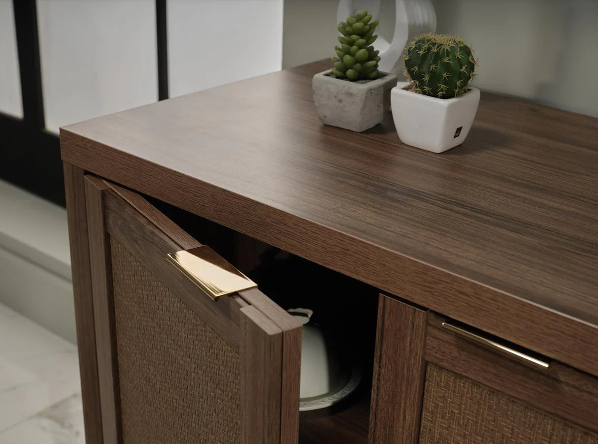 Arden Alegro Walnut 4-Door Console
