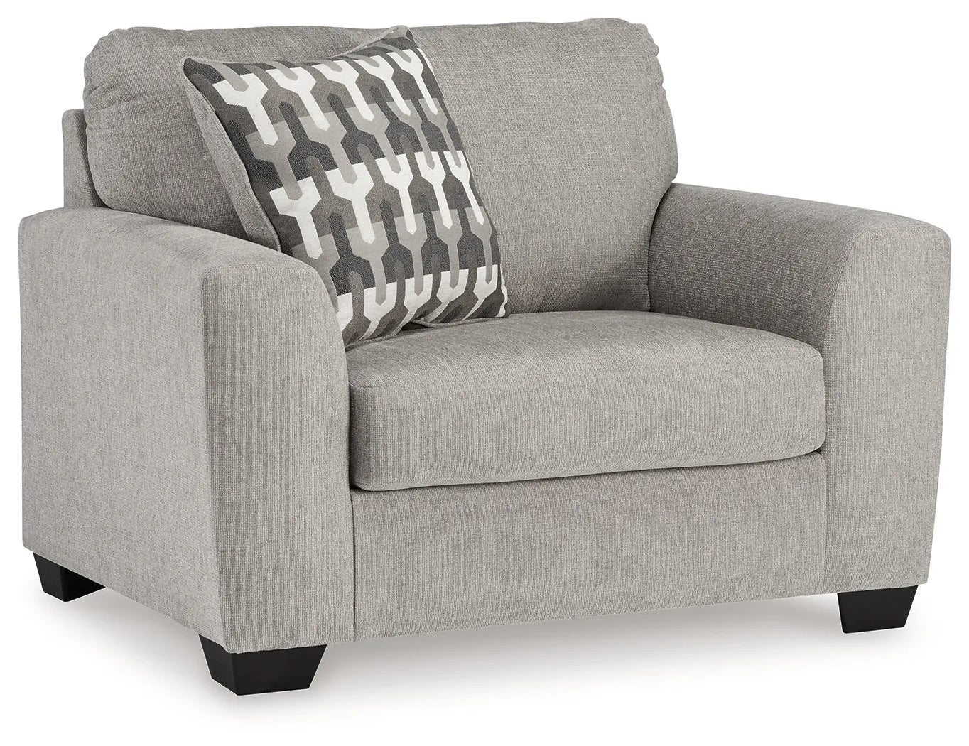 Avenal Park Flannel Chair &amp; Ottoman Set