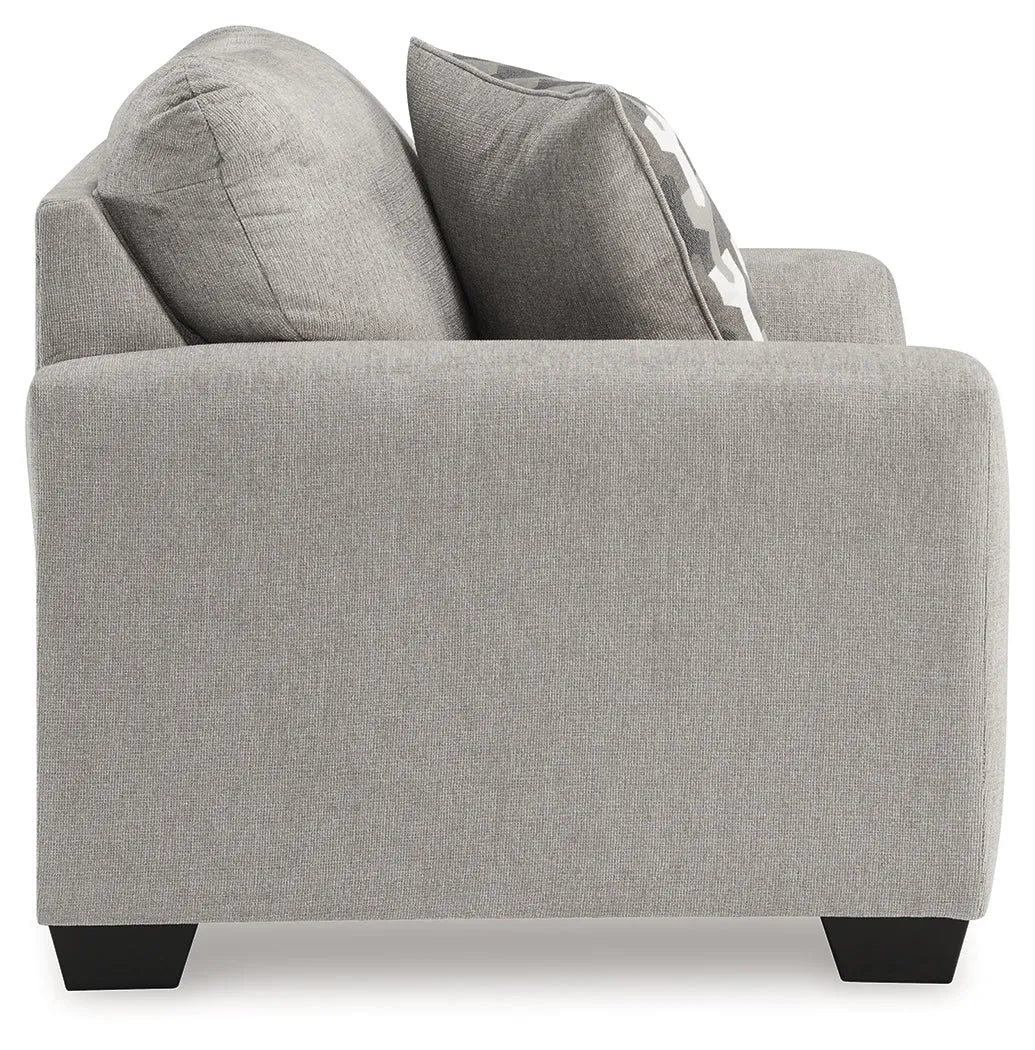 Avenal Park Flannel Chair &amp; Ottoman Set