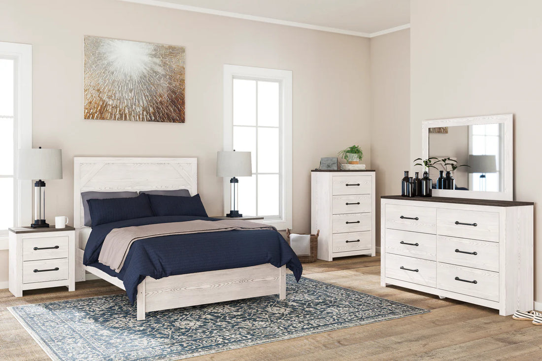 Gerridan White/Gray Youth Panel Bedroom Set
