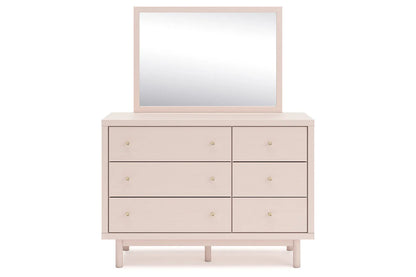 Juego de dormitorio juvenil con plataforma de almacenamiento tapizada en color rubor Wistenpine con 2 cajones