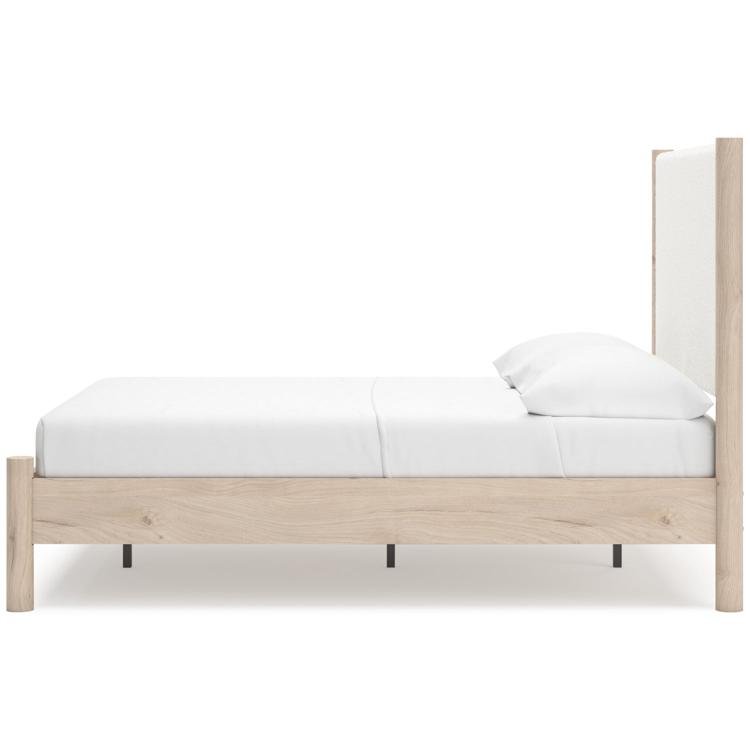 Cadmori Two-tone Queen Upholstered Platform Bed