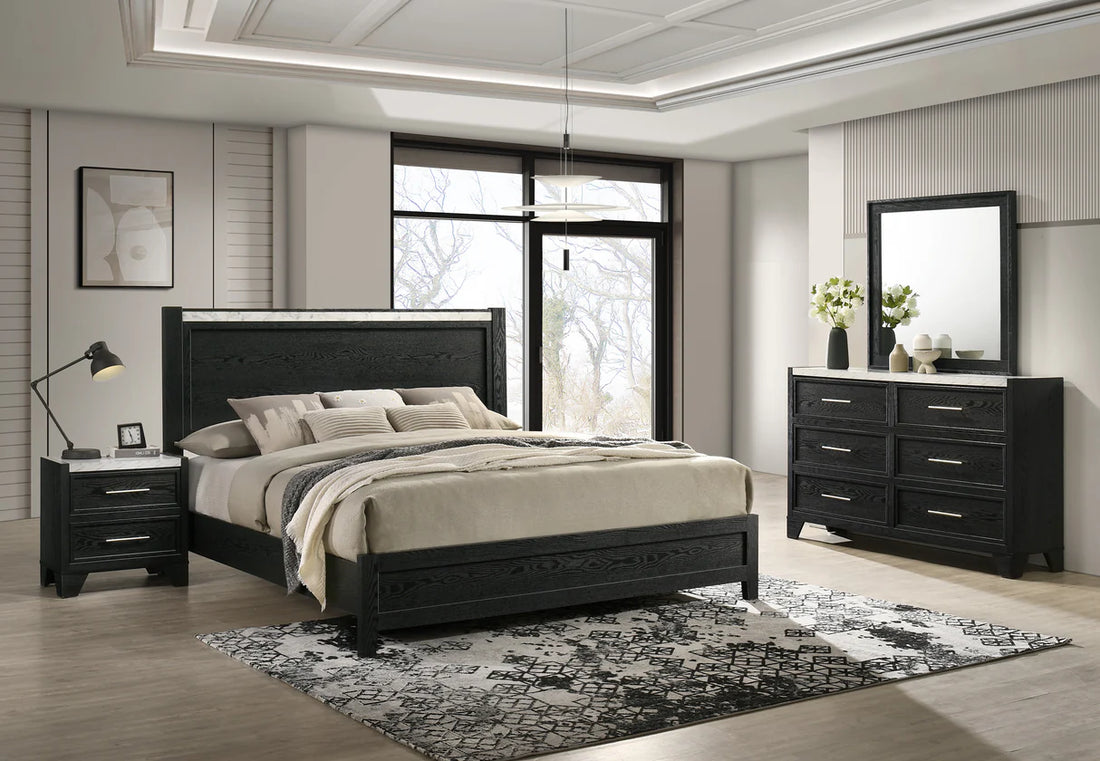 Lamar Black Bedroom Set