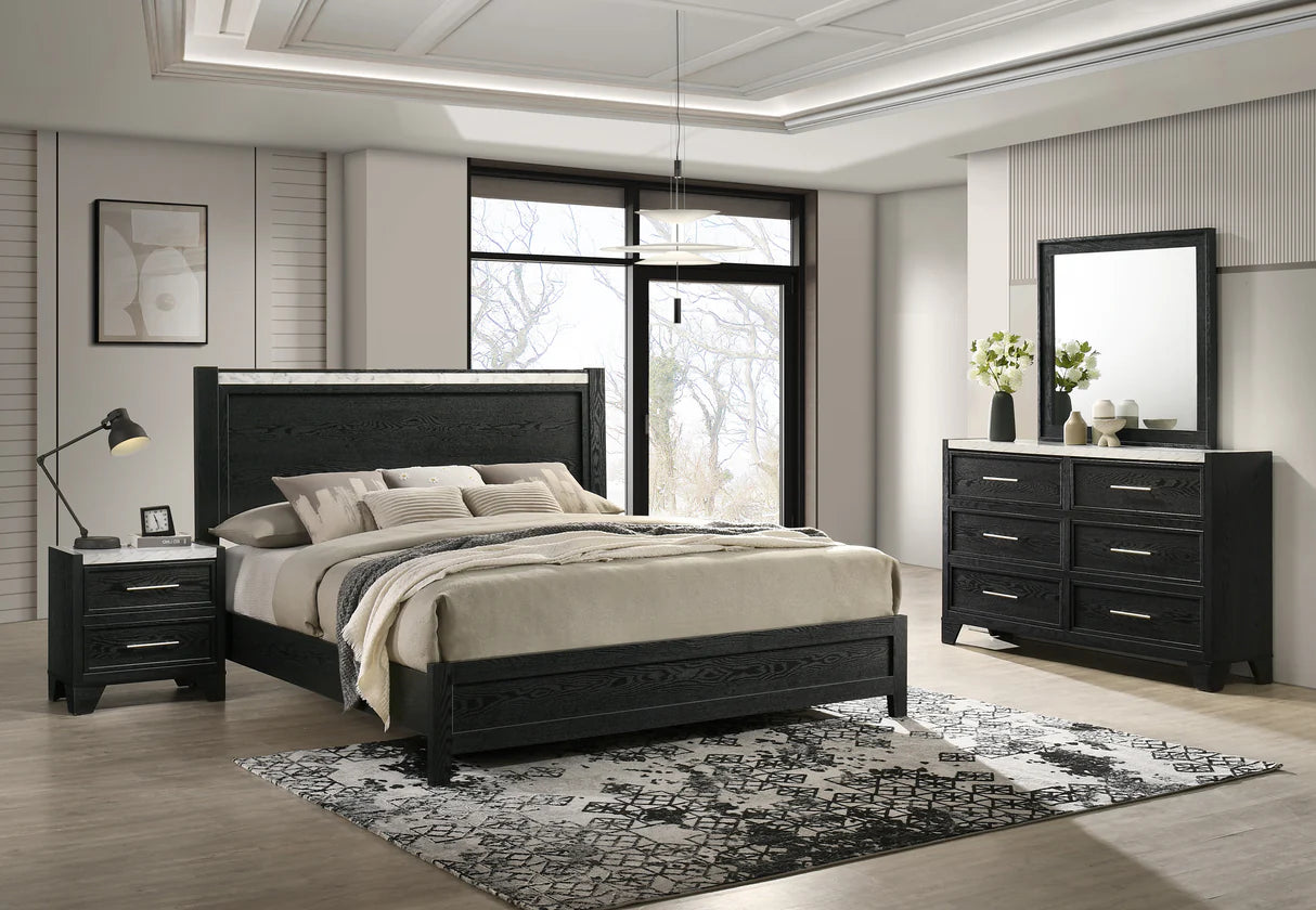 Lamar Black Bedroom Set
