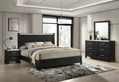 Lamar Black Bedroom Set