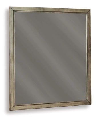 Arnett Gray Bedroom Mirror (Mirror Only)