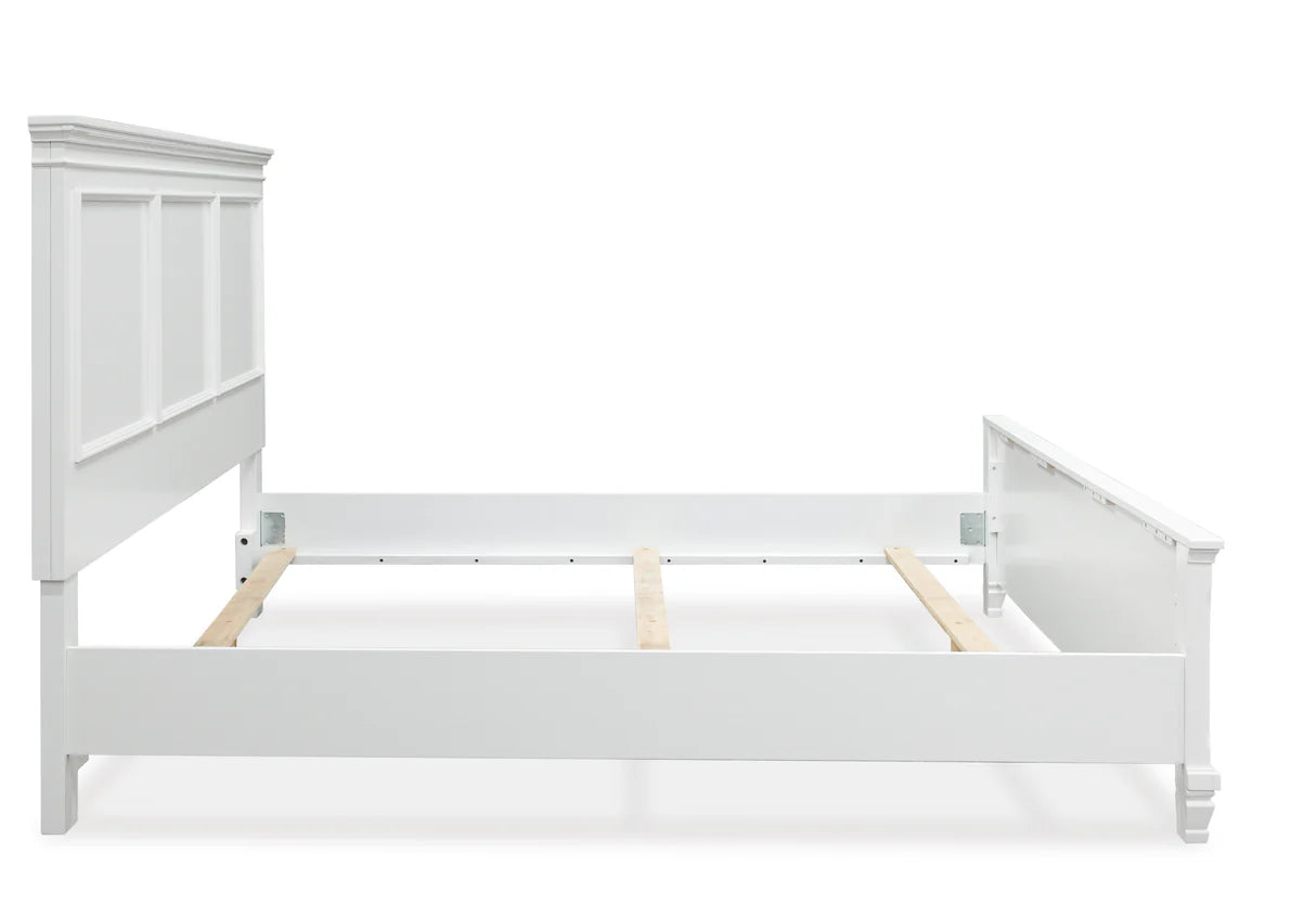 Juego de dormitorio juvenil Fortman White con paneles