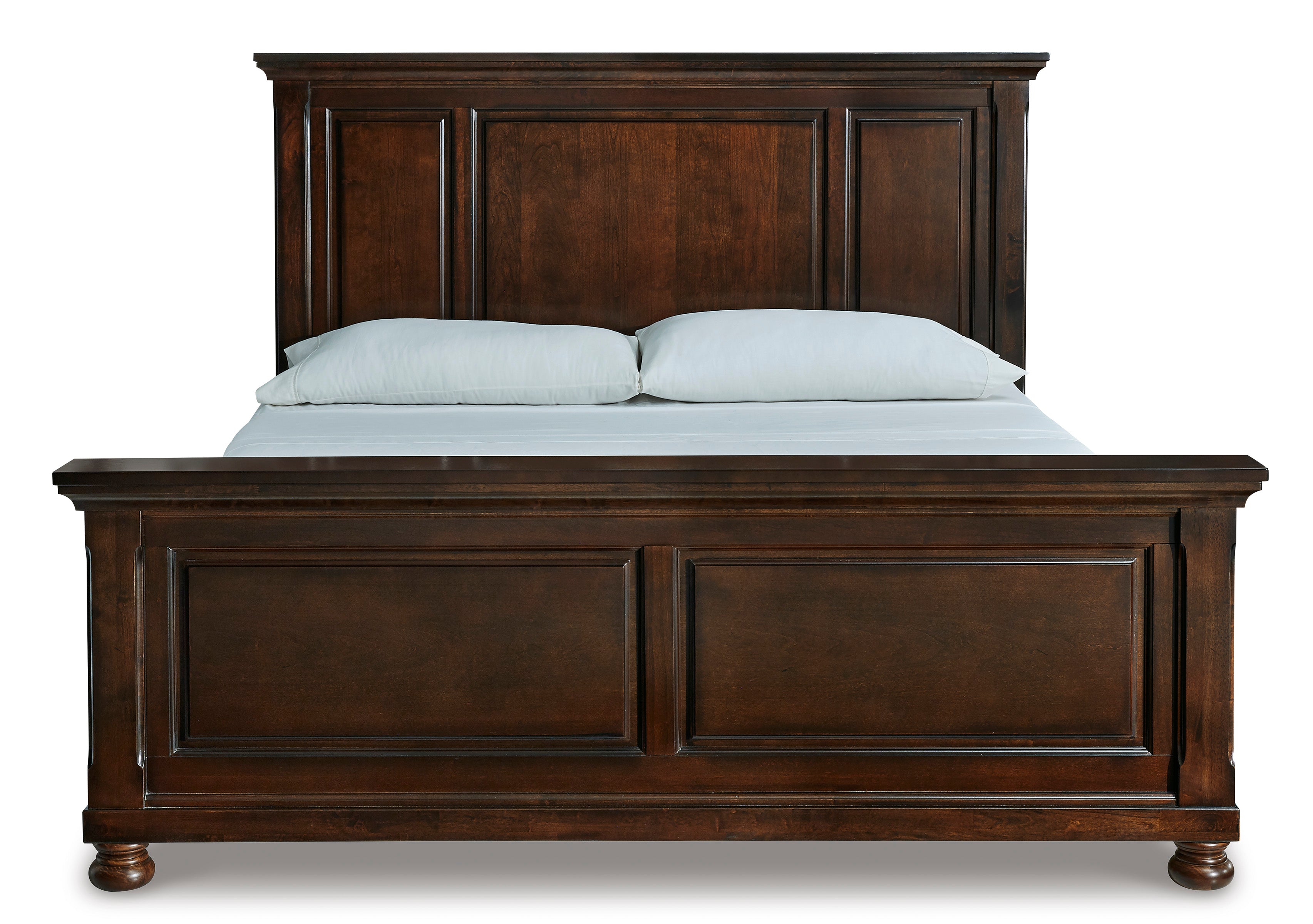Porter Rustic Brown King Panel Bed - Decohub Home