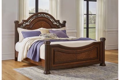 Lavinton Brown Poster Bedroom Set