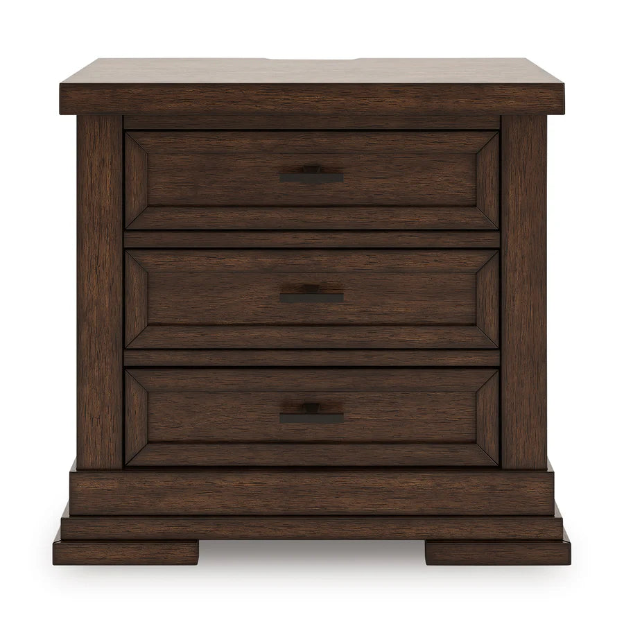 Taffenbrook Medium Brown Storage Platform Set
