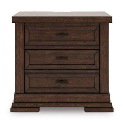 Taffenbrook Medium Brown Storage Platform Set