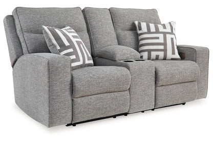 Biscoe Pewter 3-Pieces Power Reclining Living Room Set