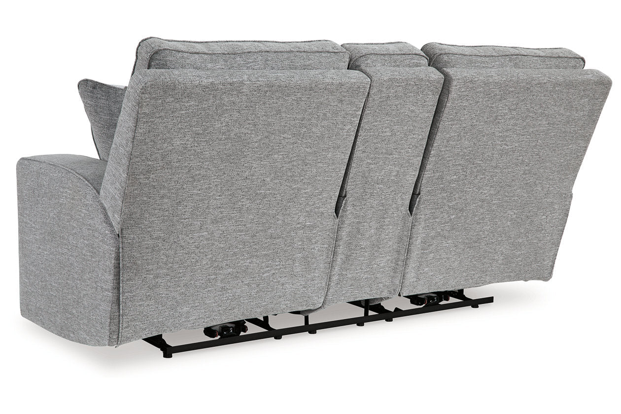 Biscoe Pewter 3-Pieces Power Reclining Living Room Set