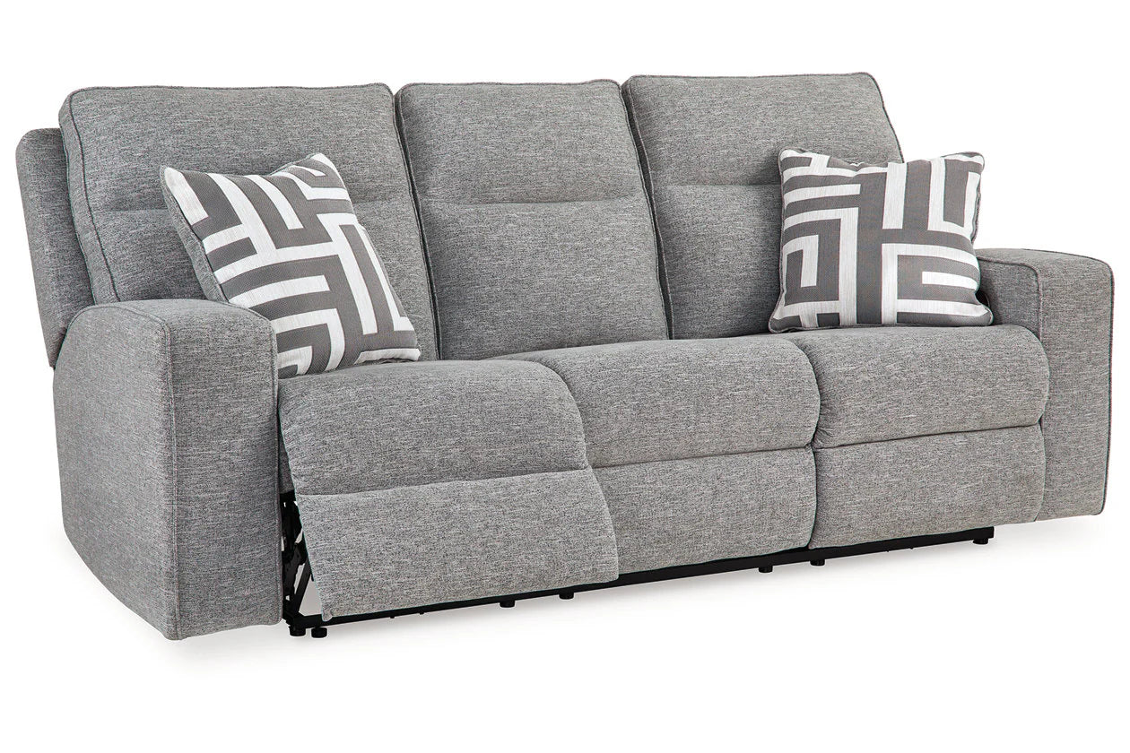 Biscoe Pewter 3-Pieces Power Reclining Living Room Set