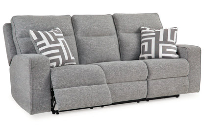 Biscoe Pewter 3-Pieces Power Reclining Living Room Set