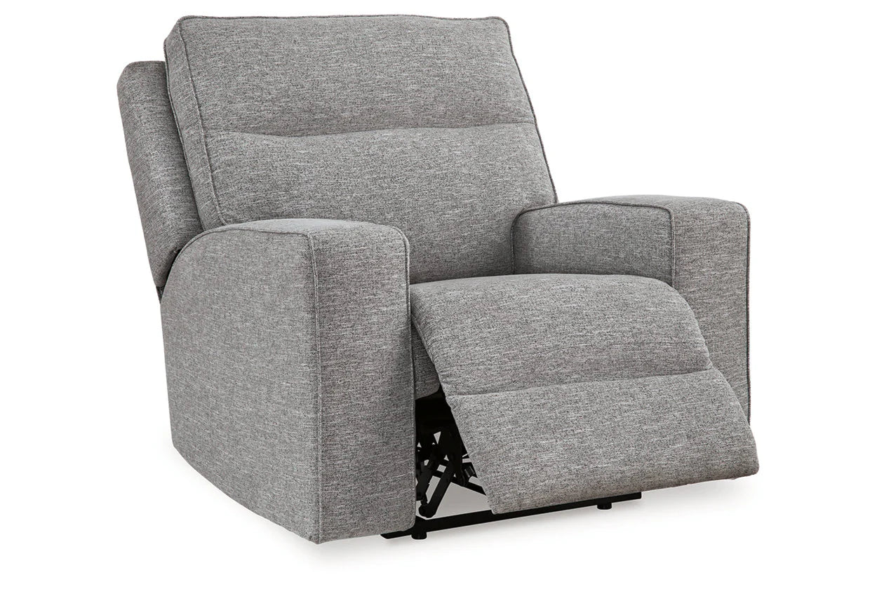 Biscoe Pewter 3-Pieces Power Reclining Living Room Set