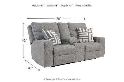 Biscoe Pewter 3-Pieces Power Reclining Living Room Set