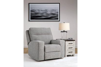 Biscoe Pewter 3-Pieces Power Reclining Living Room Set