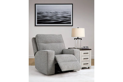 Biscoe Pewter 3-Pieces Power Reclining Living Room Set