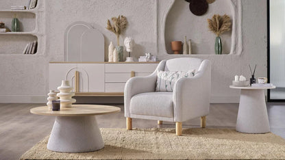 Boheems Cream Living Room Set