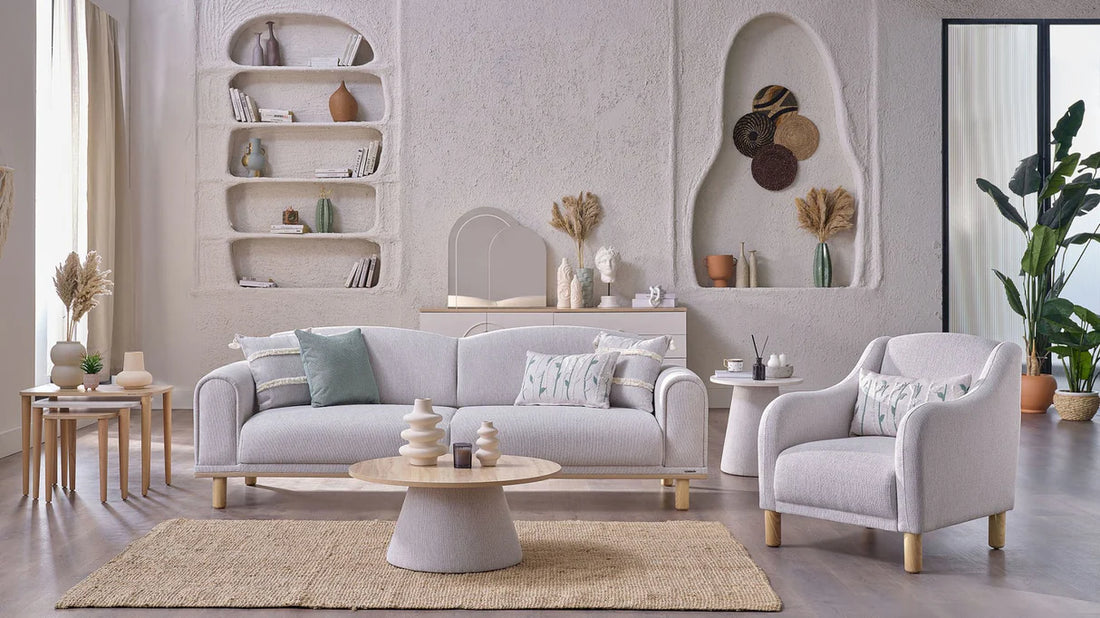 Boheems Cream Accent Chair